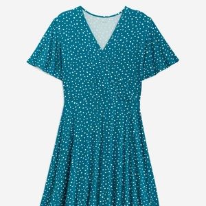 NWT 41 Hawthorn Elise Knit Surplice Dress Size Large
